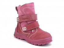 215-96,87,17 Тотто (Totto), ботинки детские зимние ортопедические профилактические, мех, нубук, кожа, розовый. в Якутске