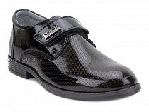 51218-1 ШагоВита (Shagovita), туфли подростковые ортопедические профилактические,  кожа, лак, черный в Якутске
