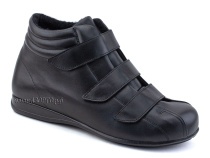 5008-02-1 Плюмекс (Plumex), ботинки для взрослых зимние, натуральная шерсть, кожа, черный, полнота 10 в Якутске