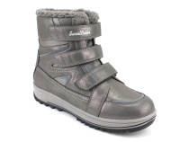 А35-100-4 Сурсил (Sursil-Ortho), ботинки подростковые ортопедические с высоким берцем, зимние,  шерсть, кожа, текстиль, серый в Якутске
