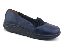 81-22-417/58С Рикосс (Ricoss) туфли для взрослых, кожа, синий, полнота 9 в Якутске