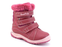 А43-046 Сурсил (Sursil-Ortho), ботинки детские ортопедические с высоким берцем, зимние, натуральный мех, кожа, сиреневый в Якутске